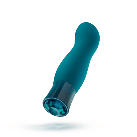 Blush Oh My Gem Fierce Blue Topaz bullet vibrator side