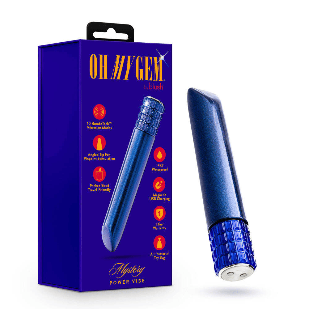 Blush Oh My Gem Mystery Vibe Sapphire Bullet Vibrator