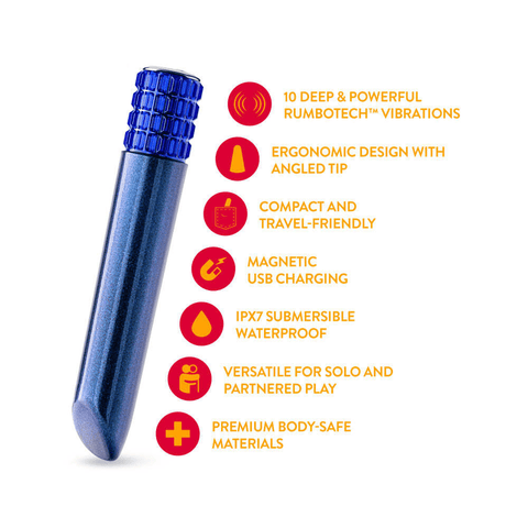 Blush Oh My Gem Mystery Vibe Sapphire Bullet Vibrator