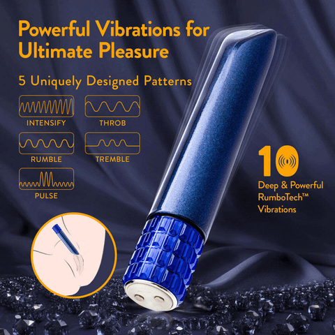 Blush Oh My Gem Mystery Vibe Sapphire Bullet Vibrator