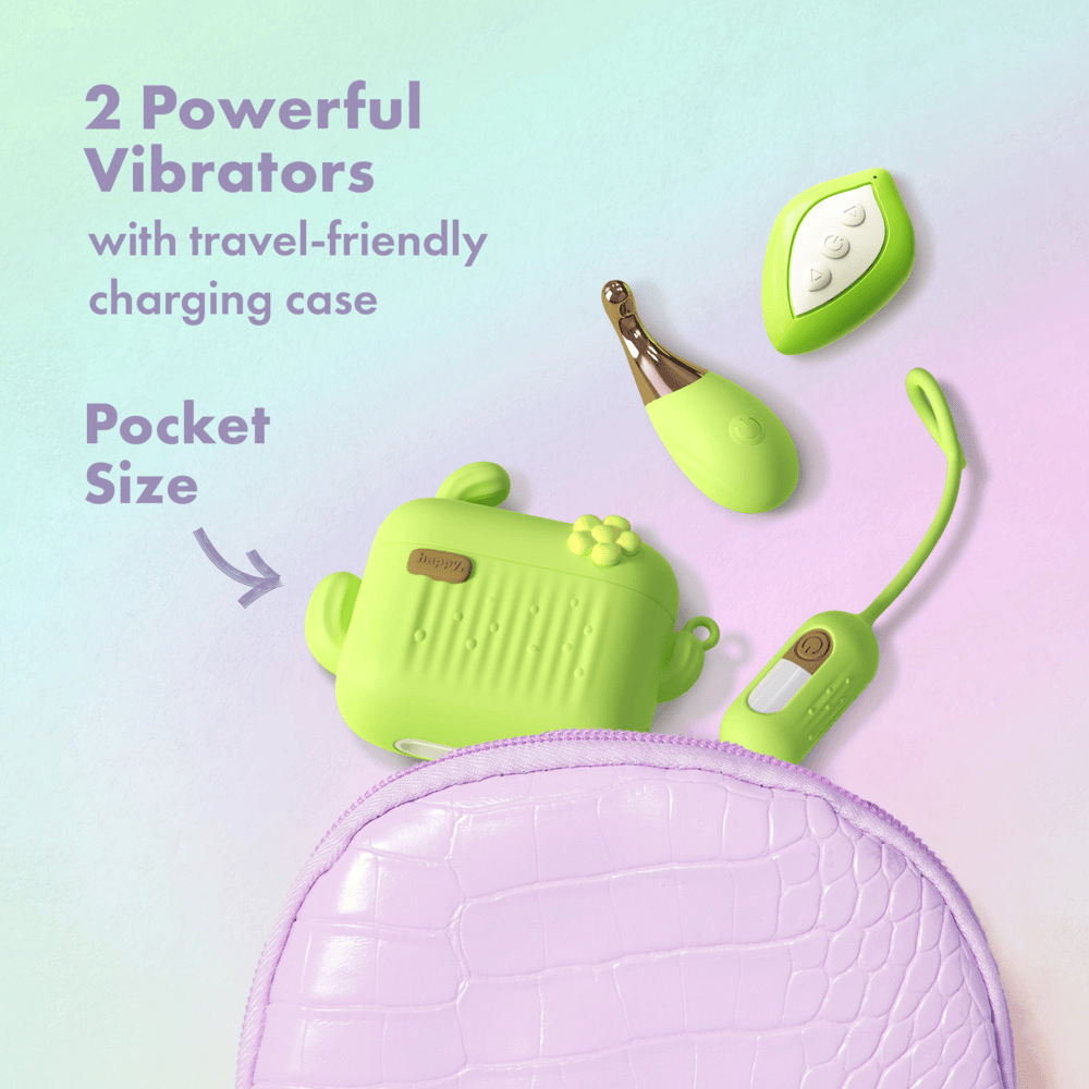 Blush Play With Me Blooming Bliss Green egg vibrator features and key selling points