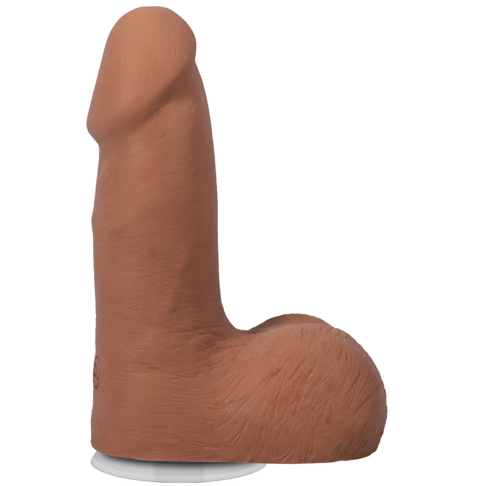 5\" REALISTIC COCK W/ BALLS - ULTRASKYN - CARAMEL