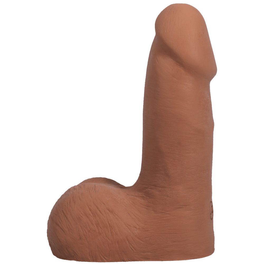 5\" REALISTIC COCK W/ BALLS - ULTRASKYN - CARAMEL