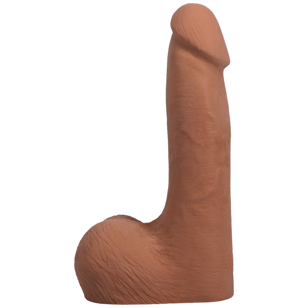 7\" REALISTIC COCK W/ BALLS - ULTRASKYN - CARAMEL