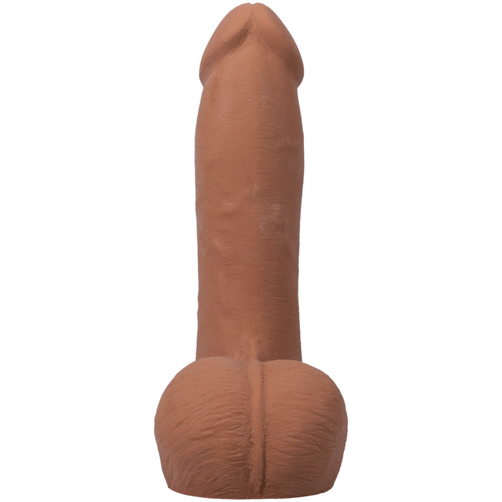 7\" REALISTIC COCK W/ BALLS - ULTRASKYN - CARAMEL