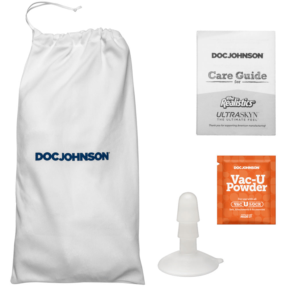 7\" REALISTIC COCK W/ BALLS - ULTRASKYN - CARAMEL