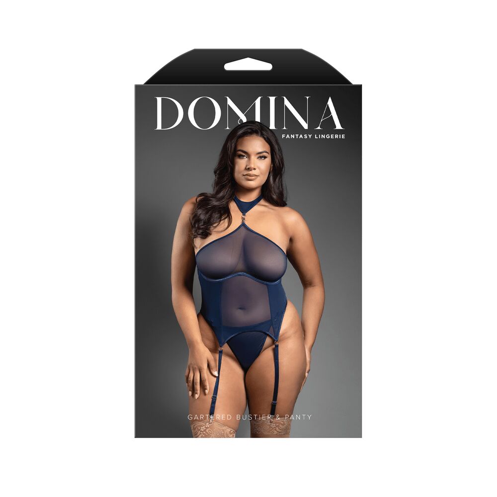 GARTERED BUSTIER & PANTY - Q