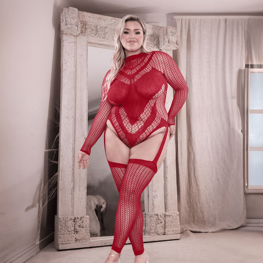 INFATUATION OPEN BACK LS TEDDY BODYSTOCKING - Q