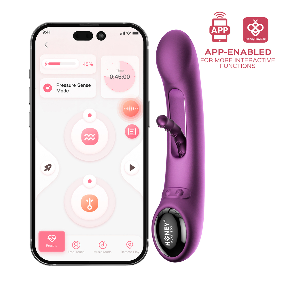 Honey Play Box Tempo App-Controlled G-Spot Vibrator hero image – product on a white background