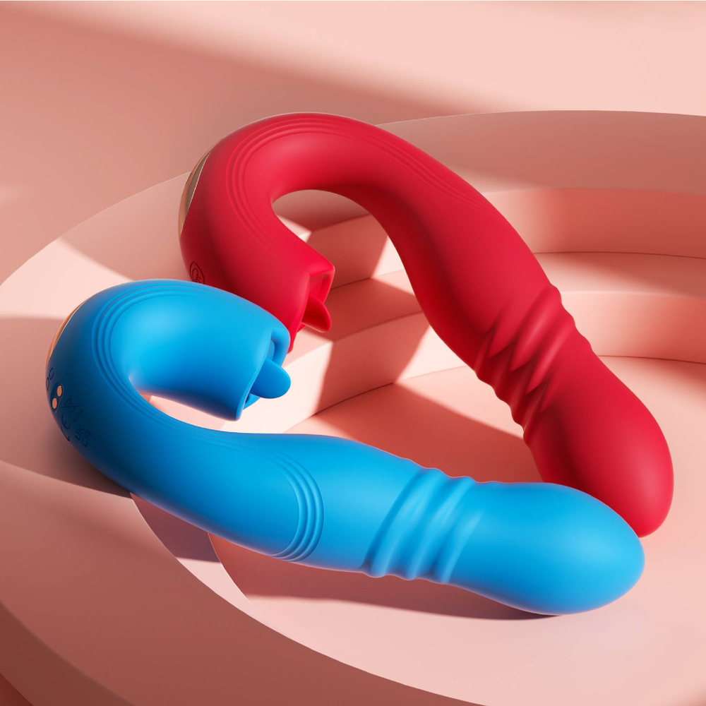 Honey Play Box Joi Thrust 2 App-Controlled Thrusting Rabbit Vibrator lifestyle image