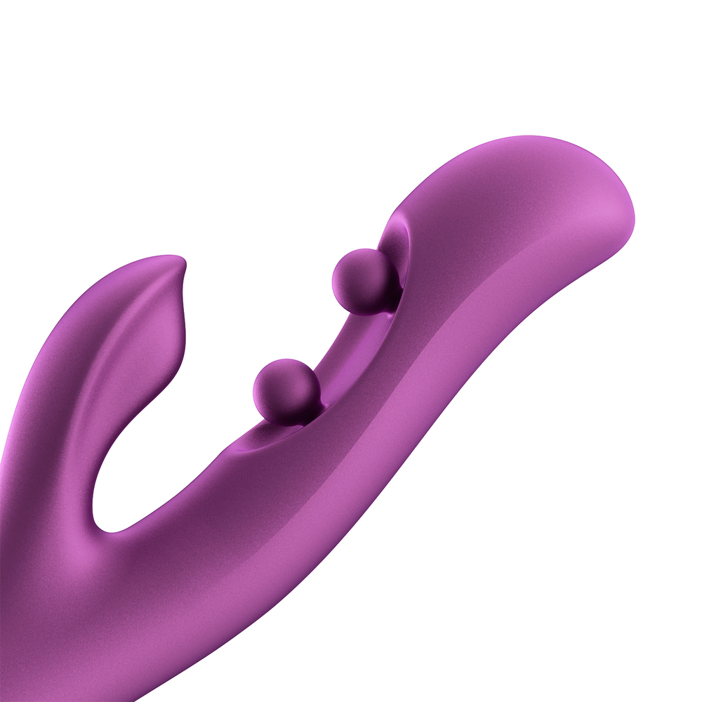 Honey Play Box Gem App-Controlled Twin Balls Rabbit Vibrator side