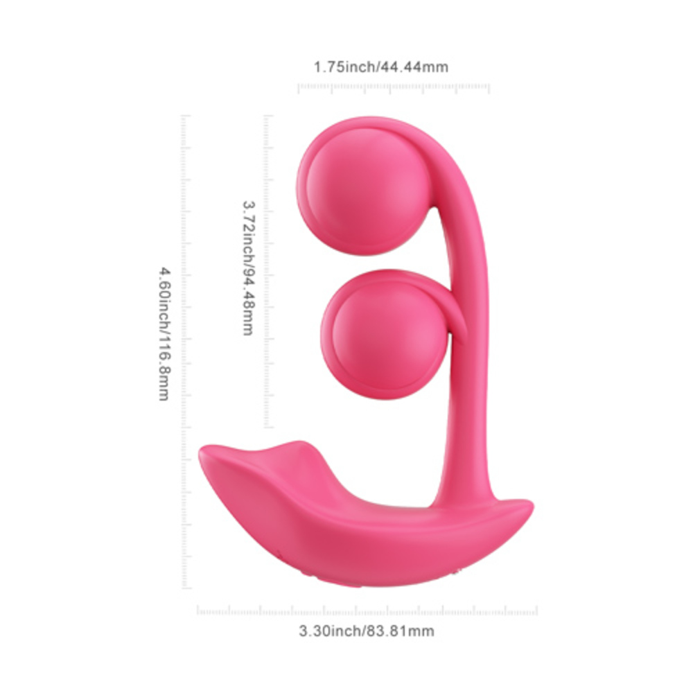 Honey Play Box Melody App-Controlled Kegel Ball Vibrator product dimensions