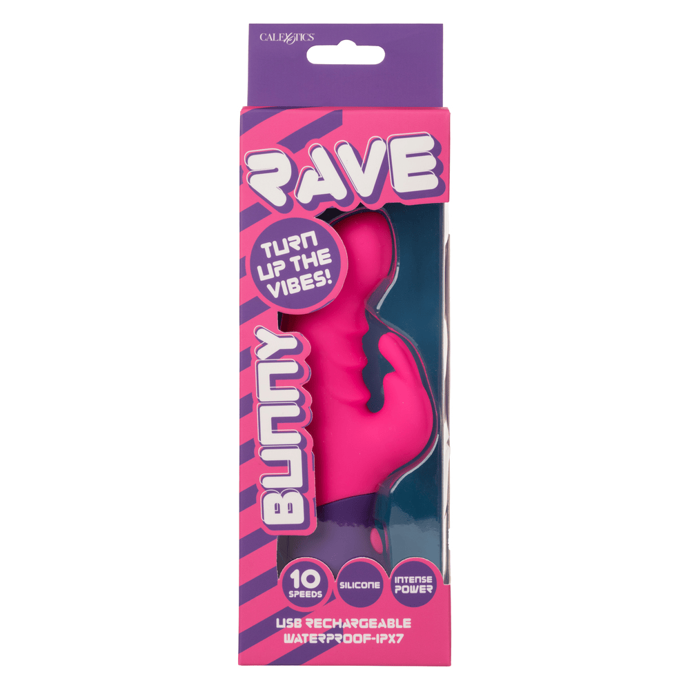 CalExotics Rave Bunny Rabbit Vibrator box – front view