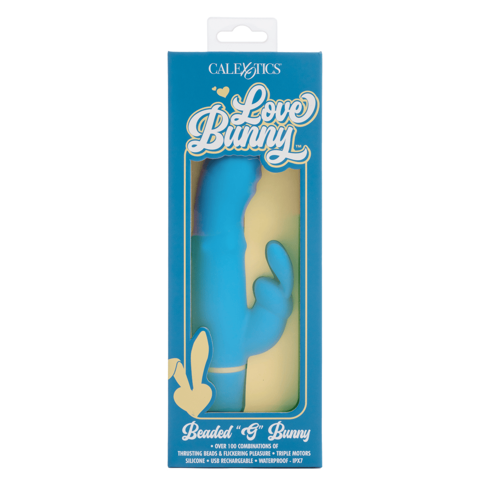 CalExotics Love Bunny Beaded G Bunny Rabbit Vibrator box – front view