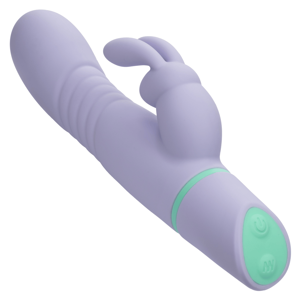 CalExotics Love Bunny Thrusting Bunny Rabbit Vibrator angled view