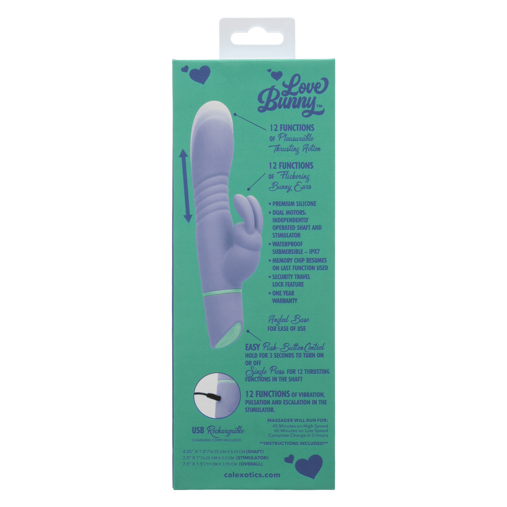 CalExotics Love Bunny Thrusting Bunny Rabbit Vibrator box – rear view