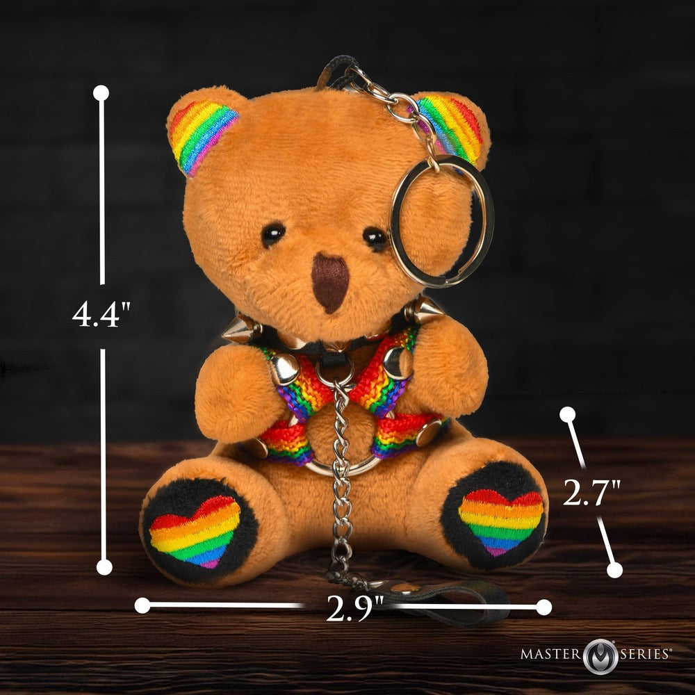PRIDE BEAR KEYCHAIN