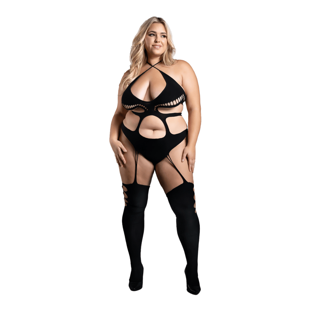 Mind Games Crotchless Cut-Out Teddy Bodystocking