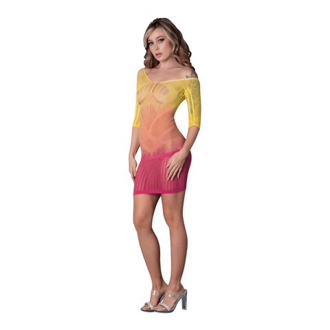 Seamless Half Sleeve Mini Dress