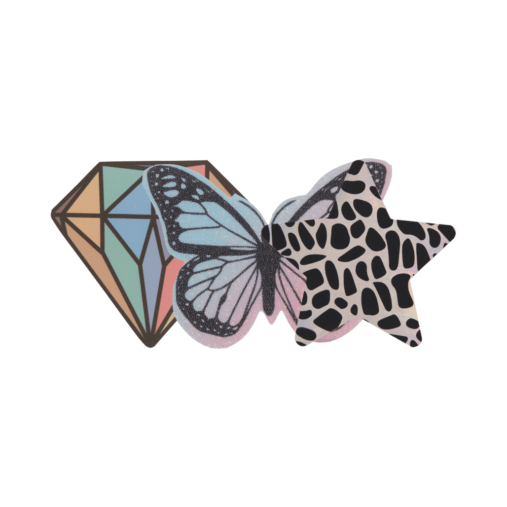 Kandi House Prism Pasties 3pk