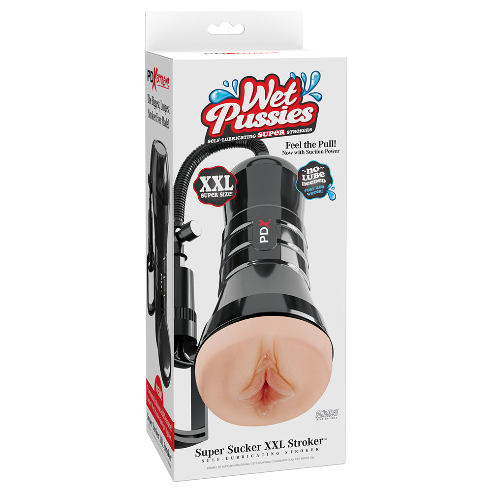 EXTREME WET PUSSIES SUPER SUCKER XXL STROKER - LIGHT