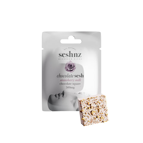 CHOCOLATE BITES - 500MG - STRAWBERRY MILK (25)