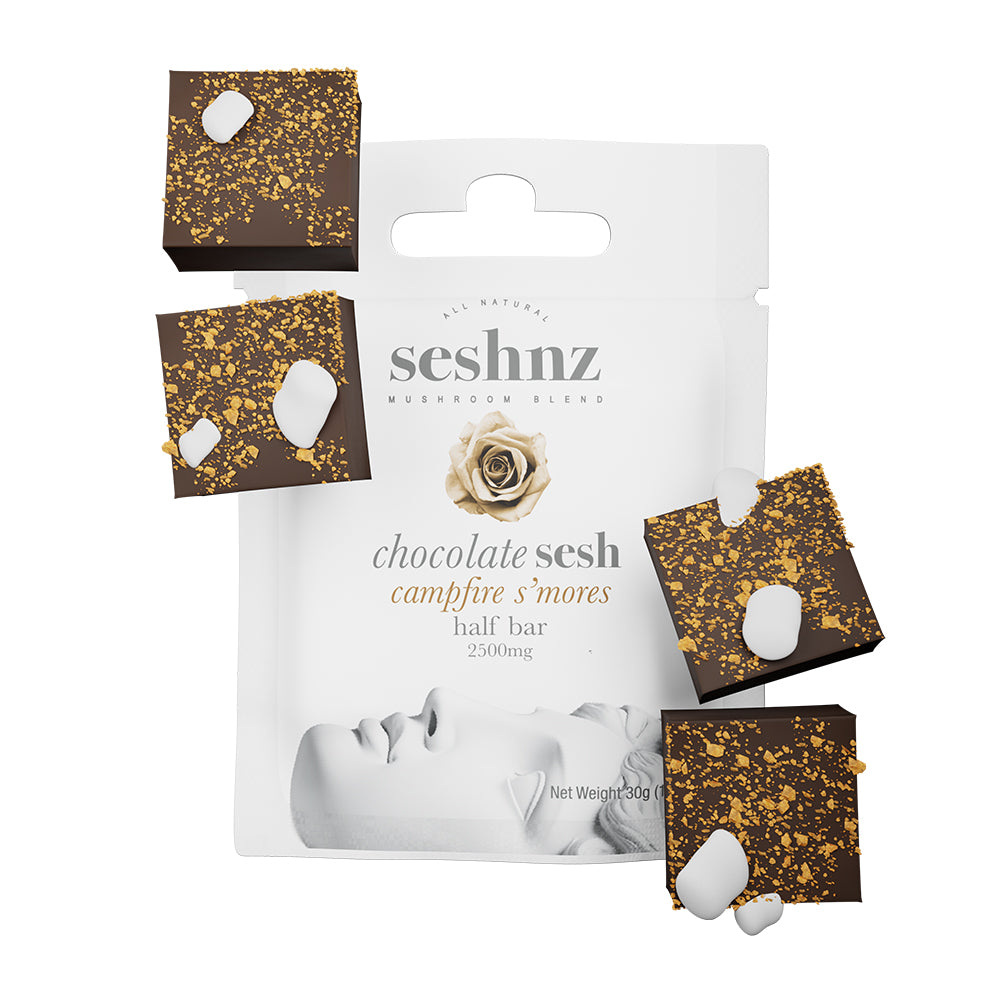 CHOCOLATE HALF BAR - 2500 MG - CAMPFIRE S'MORES (15)