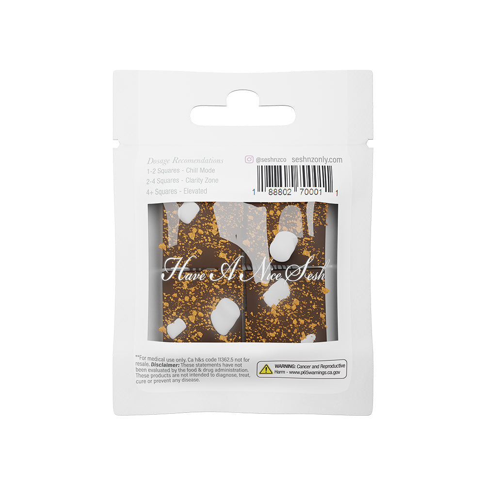 CHOCOLATE HALF BAR - 2500 MG - CAMPFIRE S'MORES (15)