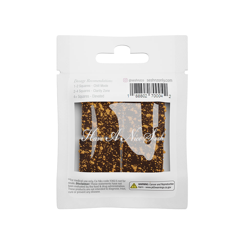 CHOCOLATE HALF BAR - 2500 MG - SEA SALT ALMOND (15)