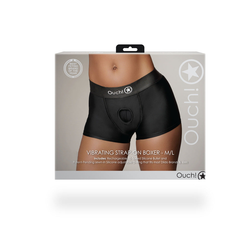 VIBRATING STRAP-ON BOXER - M/L