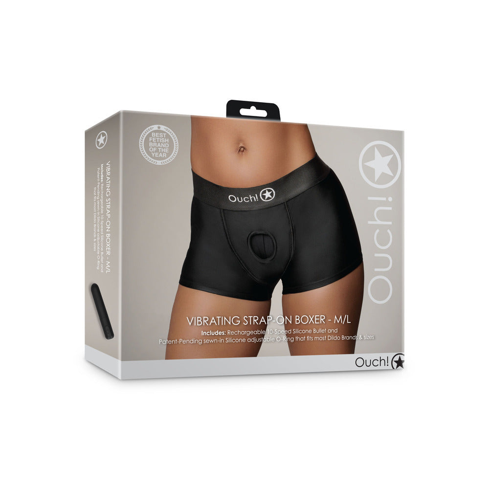 VIBRATING STRAP-ON BOXER - M/L