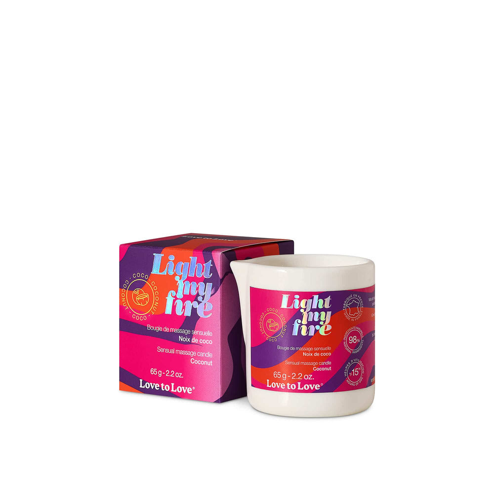 LIGHT MY FIRE MASSAGE CANDLE - COCONUT