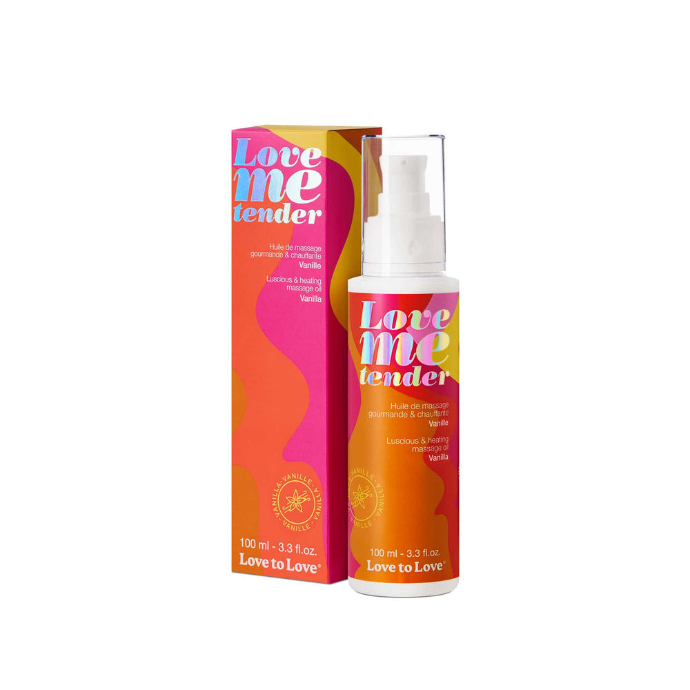 LOVE ME TENDER WARMING + FLAVORED MASSAGE OIL - VANILLA
