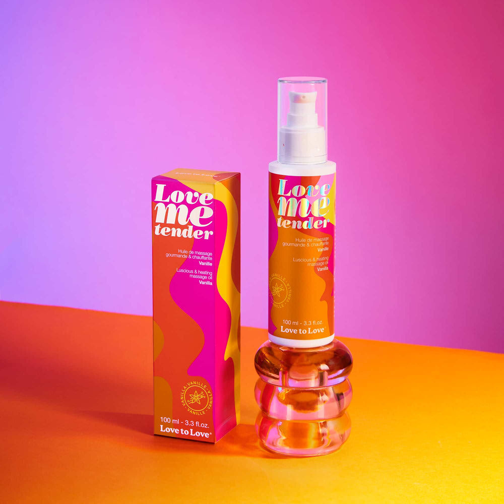 LOVE ME TENDER WARMING + FLAVORED MASSAGE OIL - VANILLA