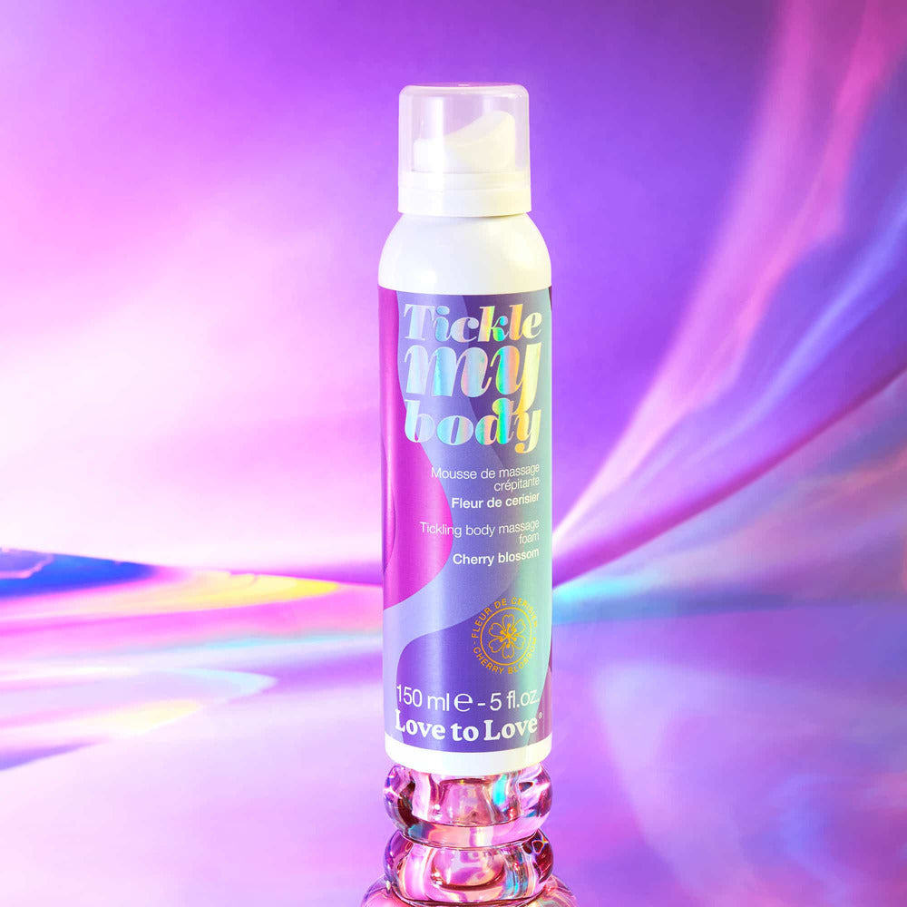 TICKLE MY BODY MASSAGE FOAM - CHERRY BLOSSOM