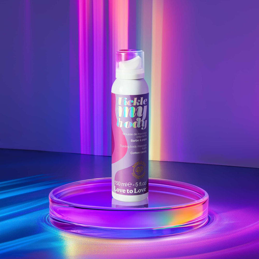 TICKLE MY BODY MASSAGE FOAM - COTTON CANDY