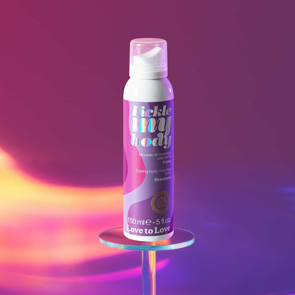 TICKLE MY BODY MASSAGE FOAM - STRAWBERRY