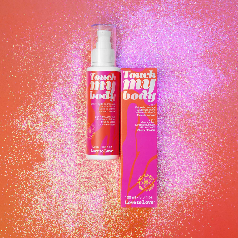 TOUCH MY BODY MASSAGE & LUBRICANT - CHERRY BLOSSOM