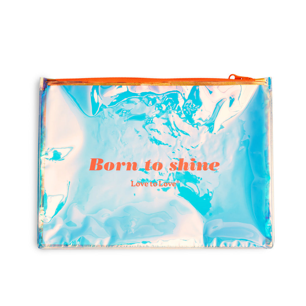 BORN TO SHINE POUCH - VIVID ORANGE