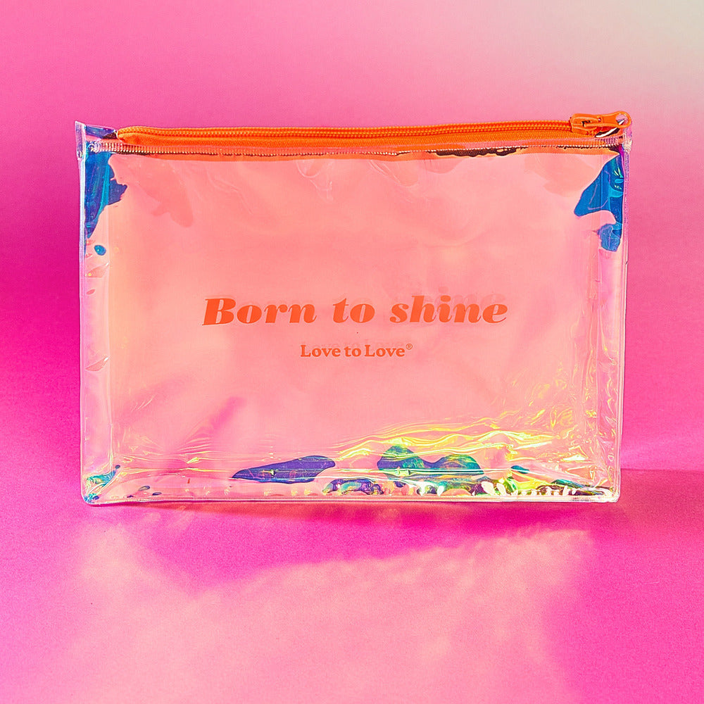 BORN TO SHINE POUCH - VIVID ORANGE