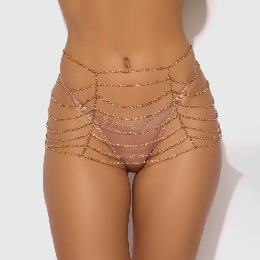 House of Desire Chain Draped Skirt