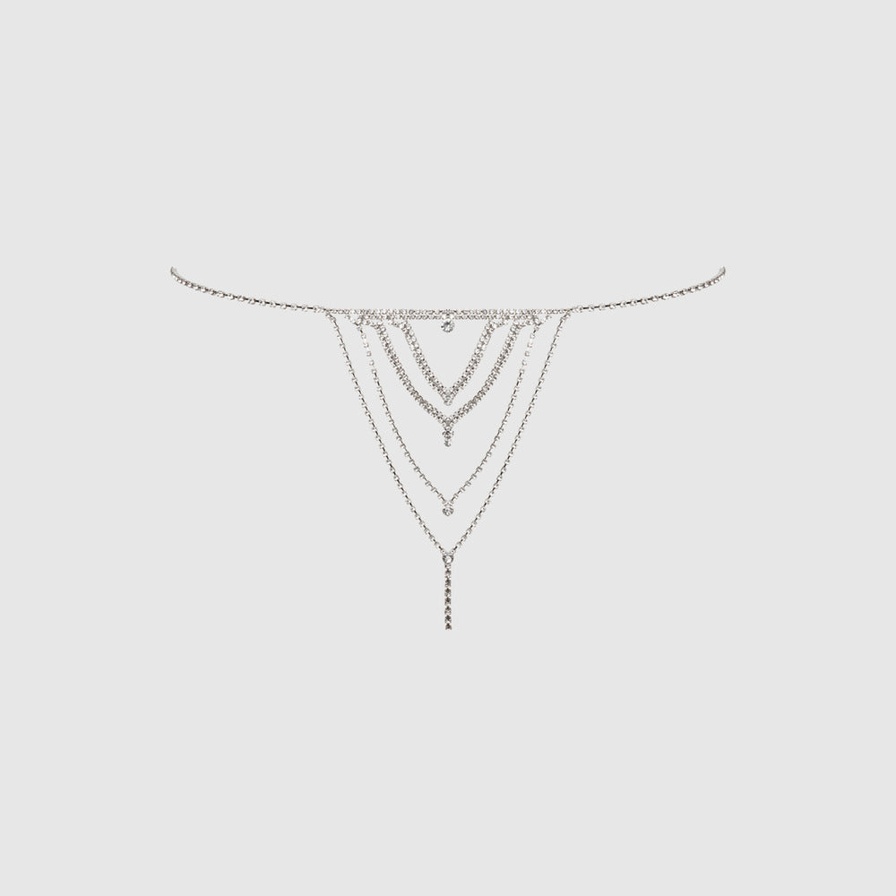 RHINESTONE V-FRONT PANTY