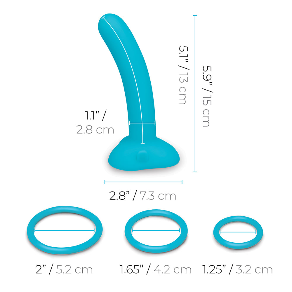 EVERY BODY STRAP-ON HARNESS SET W/ 6\" SILICONE DILDO