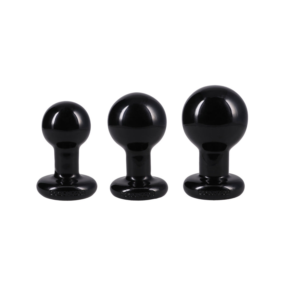 THE CLASSIC ROUND BUTT PLUG - 3 PIECE SET
