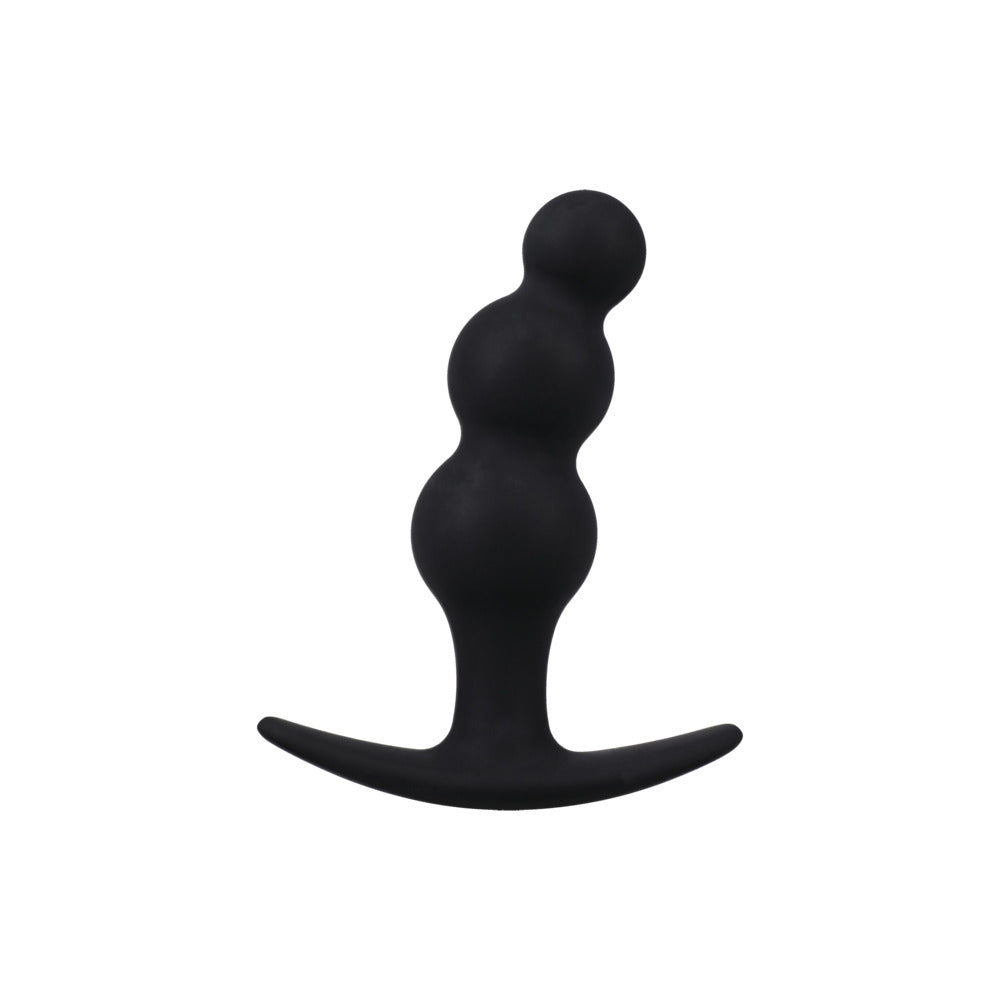 NAUGHTY BEADED TRAINER SET - BLACK