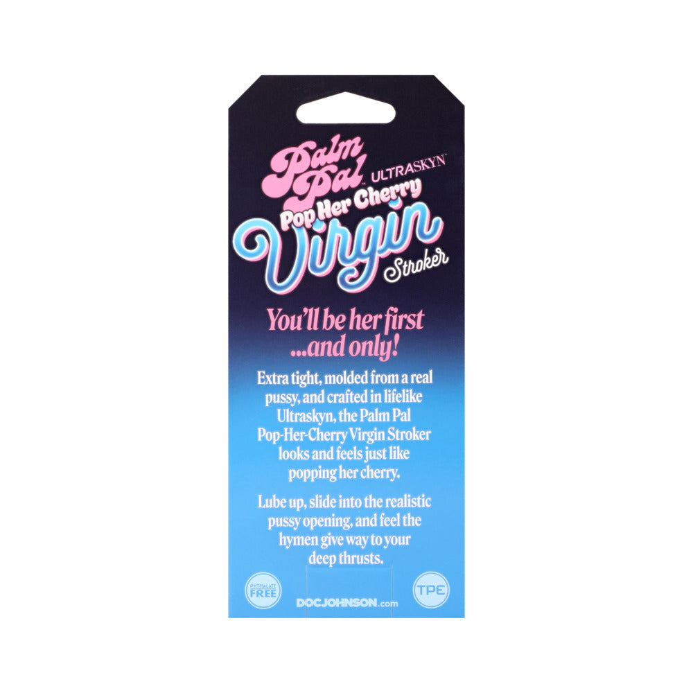 VIRGIN STROKER WITH POP HER CHERRY JUICE - VANILLA
