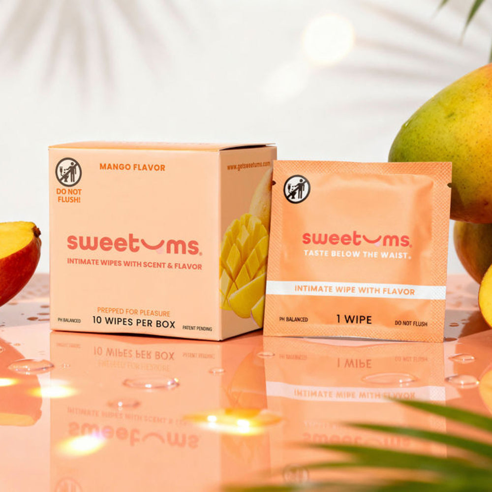 FLAVORED INTIMATE WIPES - MANGO