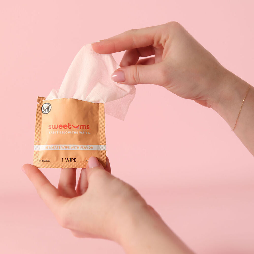 FLAVORED INTIMATE WIPES - MANGO