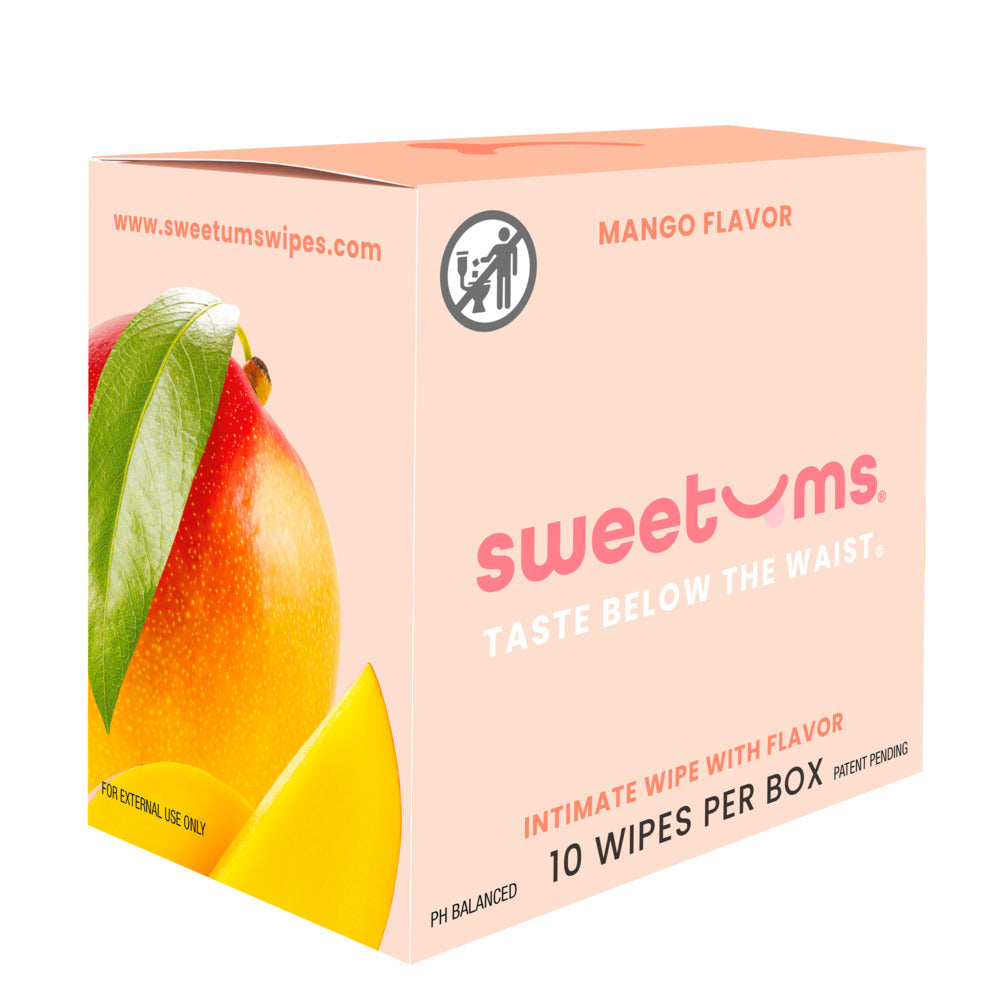 FLAVORED INTIMATE WIPES - MANGO