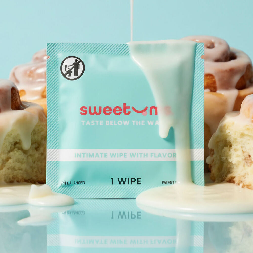 FLAVORED INTIMATE WIPES - CINNAMON BUN